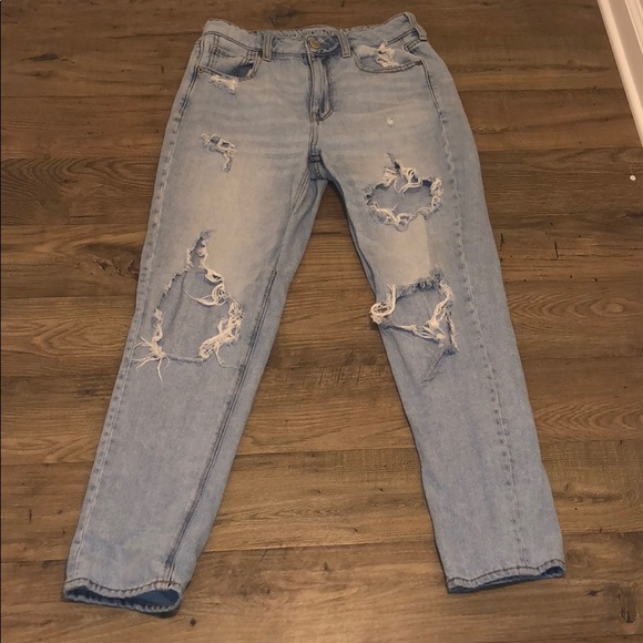 American Eagle Outfitters Denim - American Eagle Ripped Hi-Rise Tomgirl Jeans